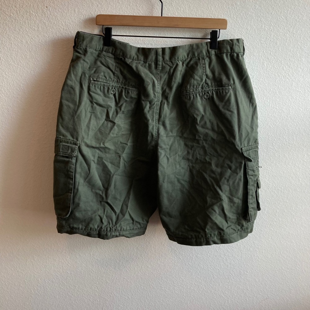 Boy Scouts of America Cargo Shorts Mens 38 Green Convertible Pants Shorts Only - Picture 2 of 15